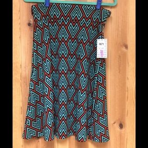 NWT LULAROE AZURE SKIRT Medium